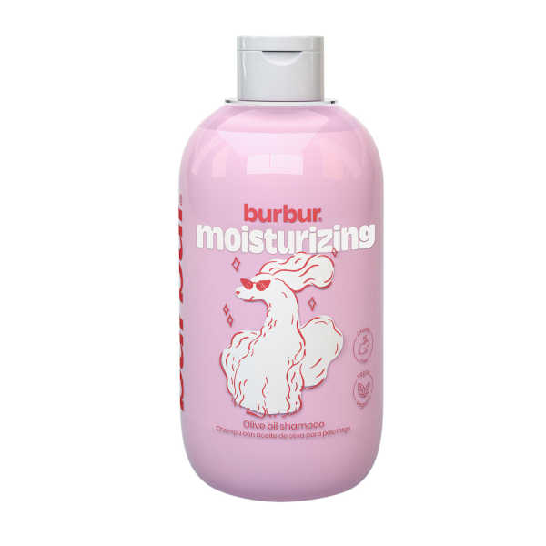 Champú burbur hidratante con aceite de oliva para perros y gatos 400 ml