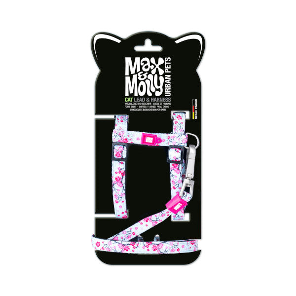 Arnés Cherry Bloom en H Max & Molly para gatos