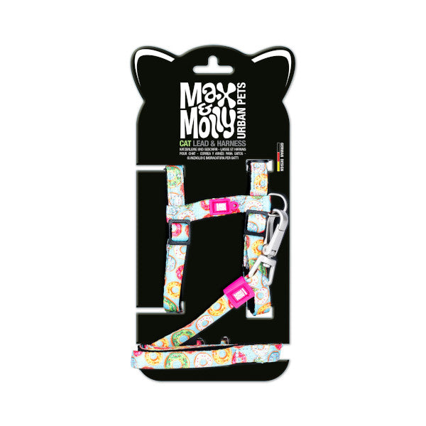 Arnés Donuts en H Max & Molly para gatos