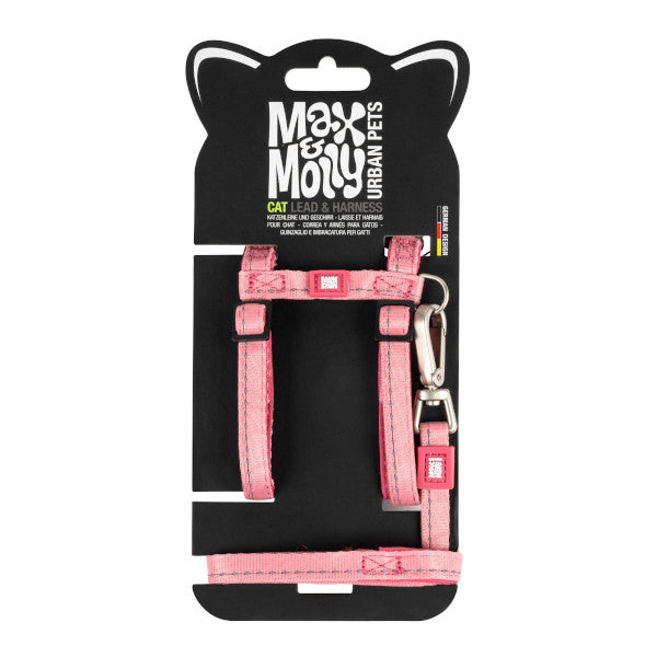Arnés y Correa Matrix 2.0 Rose Max & Molly para gatos