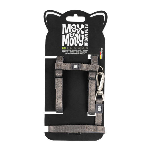Arnés Matrix 2.0 Stone en H Max & Molly para gatos
