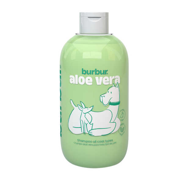 Champú con aloe vera burbur para perros y gatos 400 ml