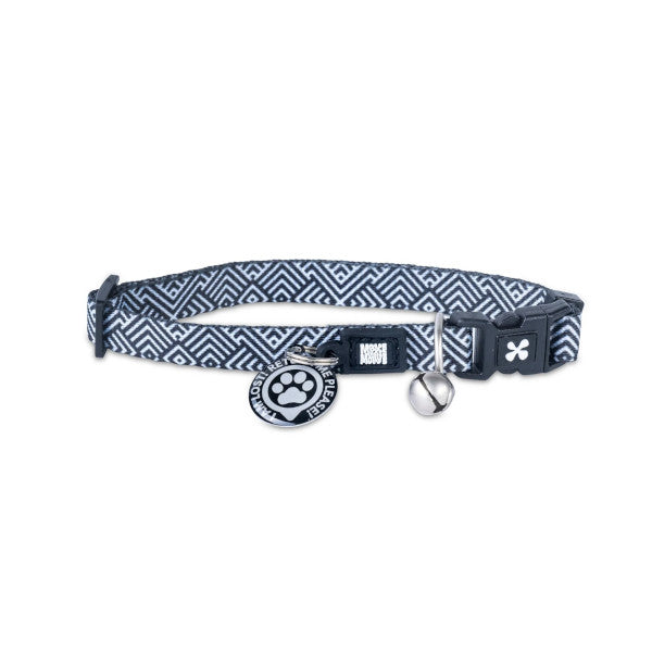 Collar Smart ID Mykonos Black Max & Molly para gatos
