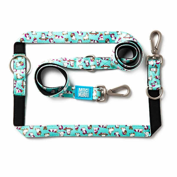 Correa Multifunción Unicorn Max & Molly para perros