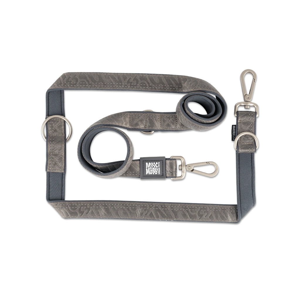 Detalle de la correa multifunción Matrix 2.0 Stone para perros