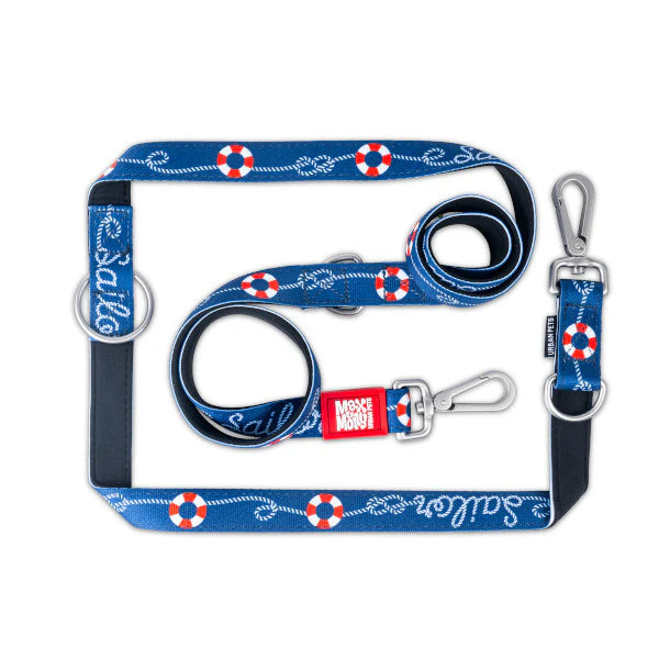 Correa Multifunción Sailor Max & Molly para perros