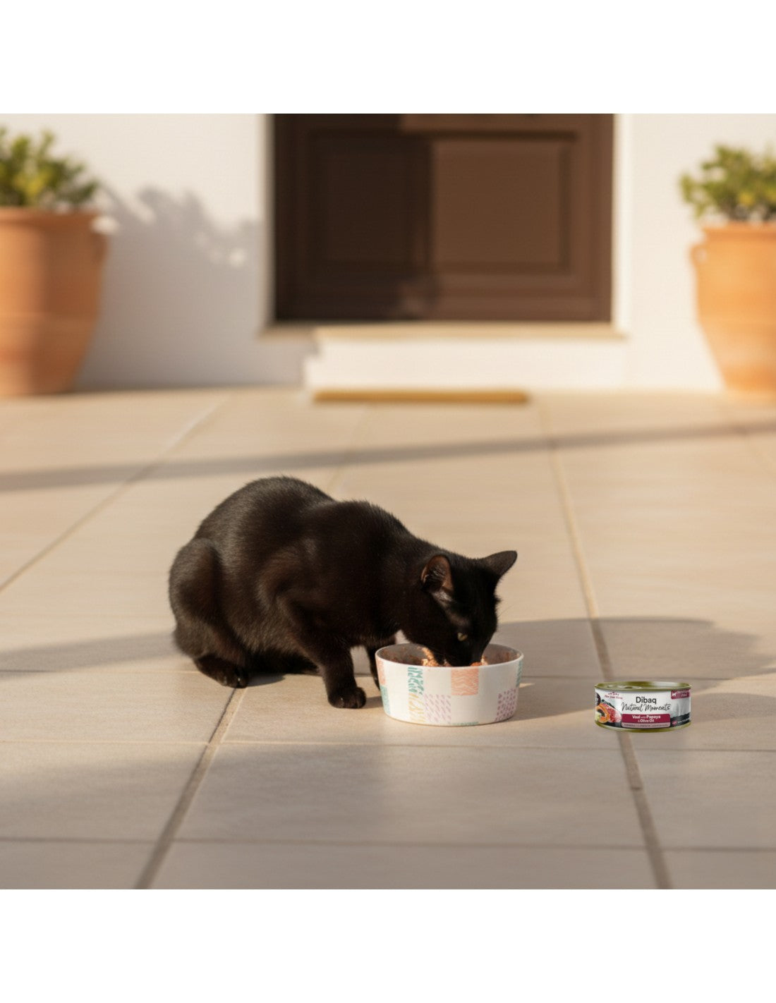 Dibaq Natural Moments 5 Star Ternera con  Papaya para gatos adultos/ esterilizados