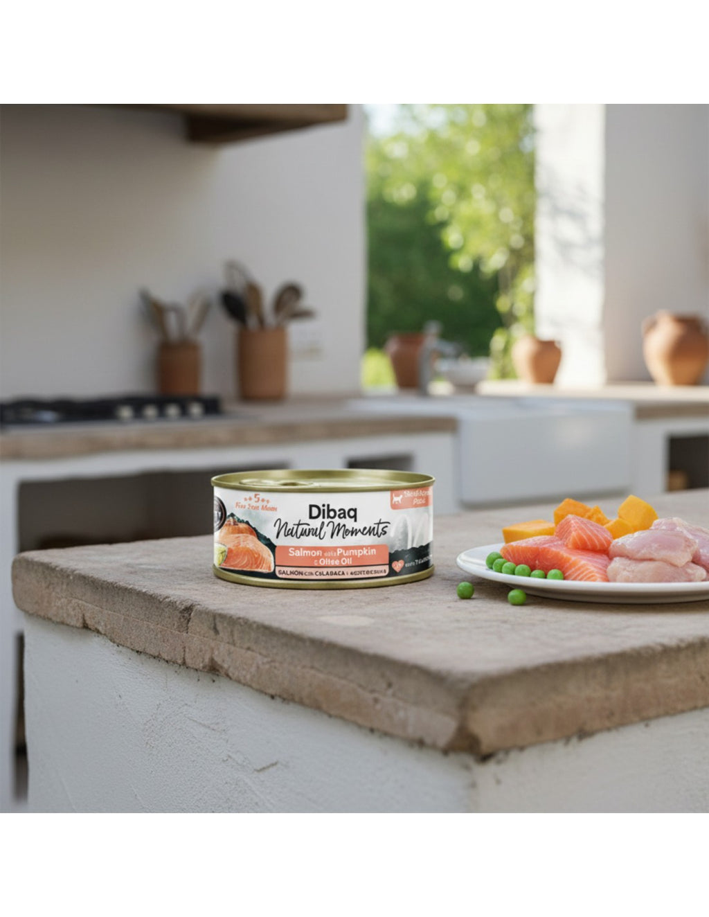 Dibaq Natural Moments 5 Star Salmón con Calabaza para gatos adultos/ esterilizados