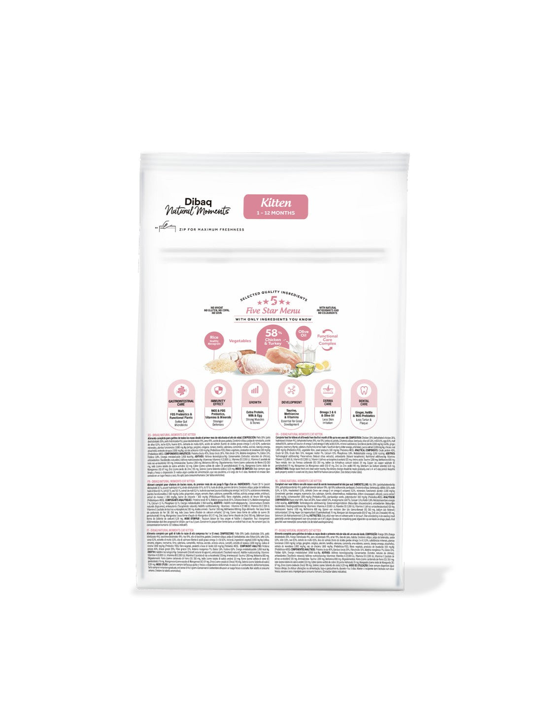 Dibaq Natural Moments 5 Star Kitten para gatitos