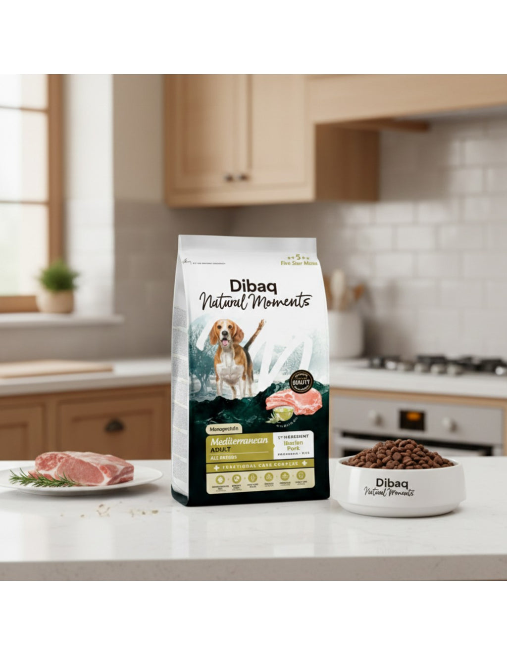 Dibaq Natural Moments 5 Star Mediterranean para perros adultos