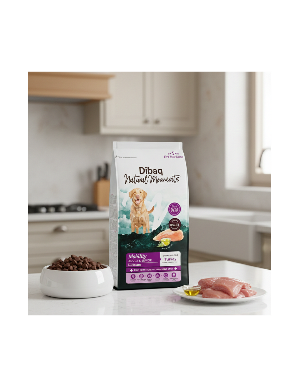 Dibaq Natural Moments 5 Star Mobility para perros adultos/ senior