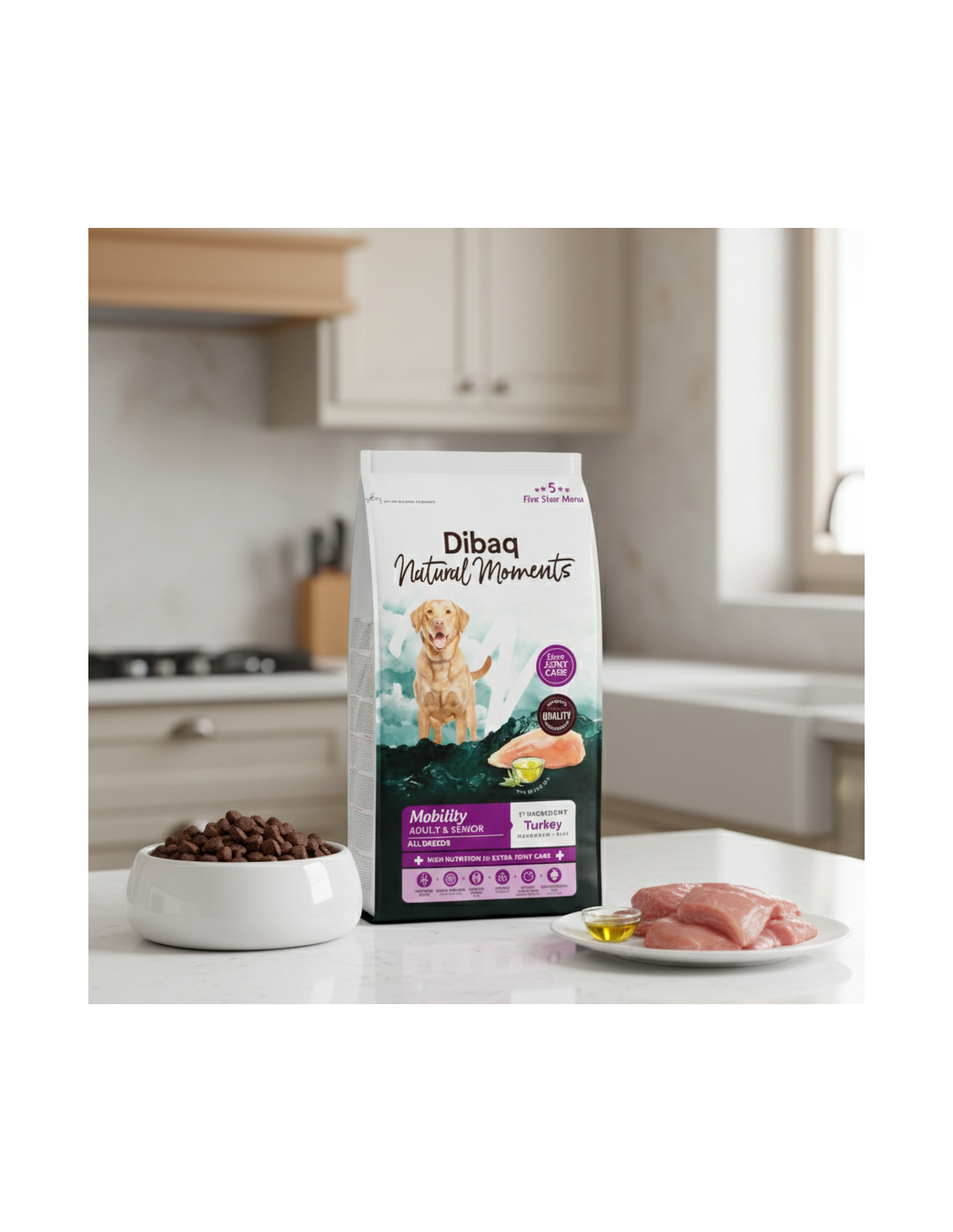 Dibaq Natural Moments 5 Star Mobility para perros adultos/ senior