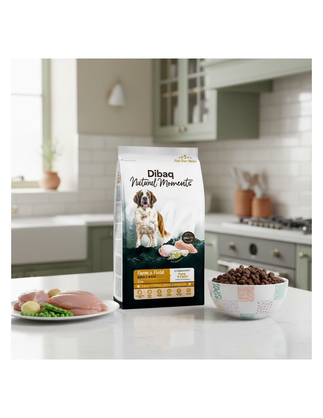 Dibaq Natural Moments 5 Star para perros adultos razas grandes