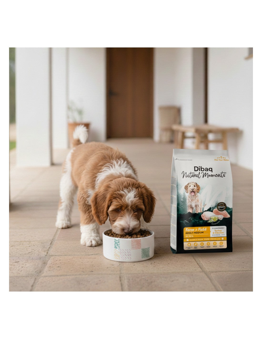 Dibaq Natural Moments 5 Star Pavo y Pollo para perros adultos razas medianas