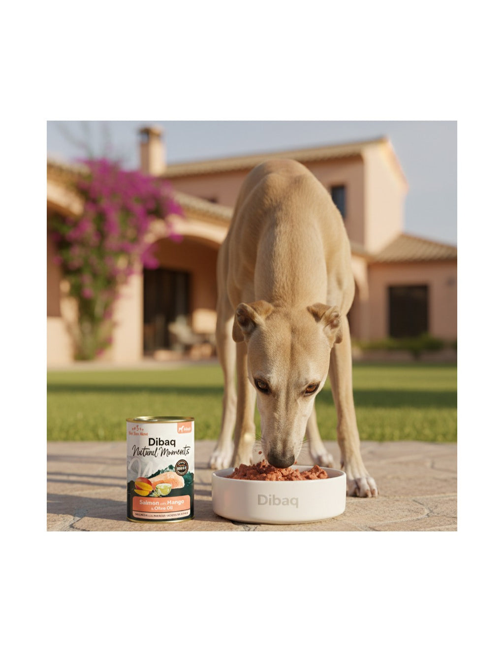 Dibaq Natural Moments Salmón con Mango para perros adultos