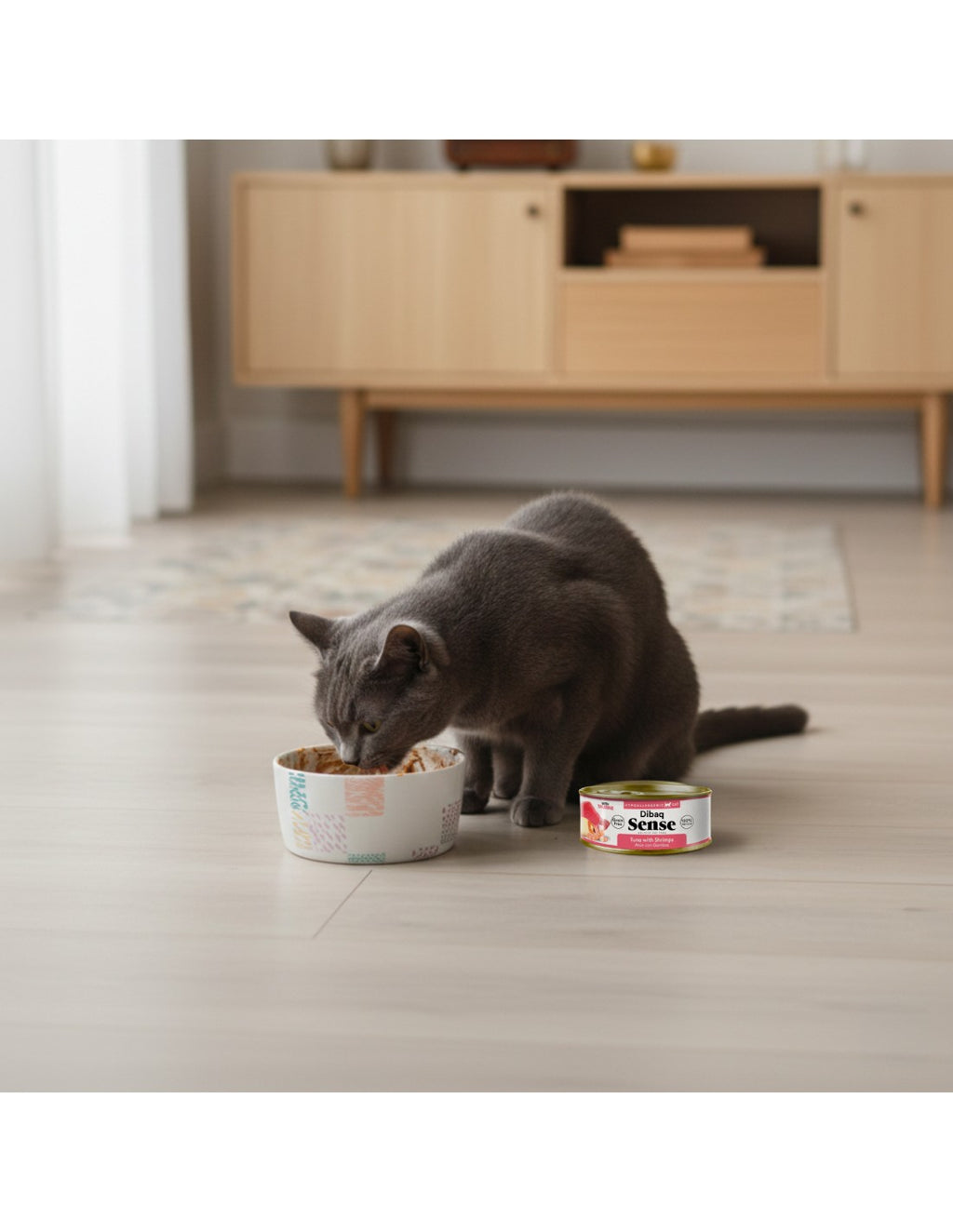 Dibaq Sense Lata Atún con Gambas para gatos