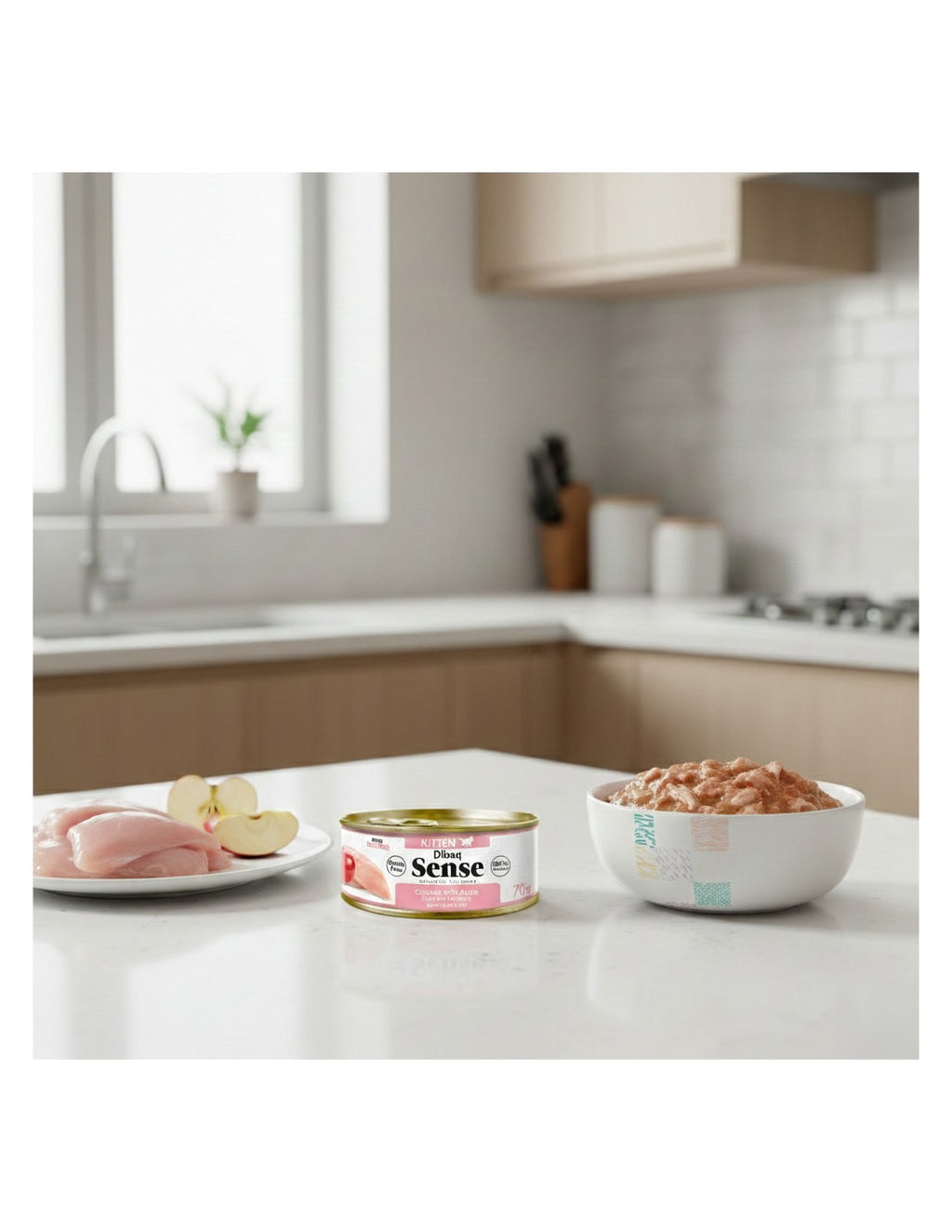 Dibaq Sense Lata Pollo con Manzana Kitten