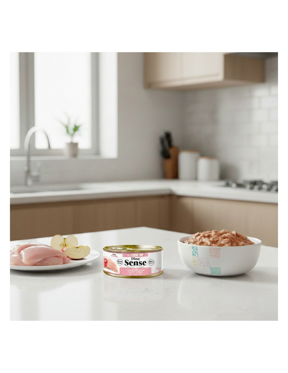 Dibaq Sense Lata Pollo con Manzana Kitten