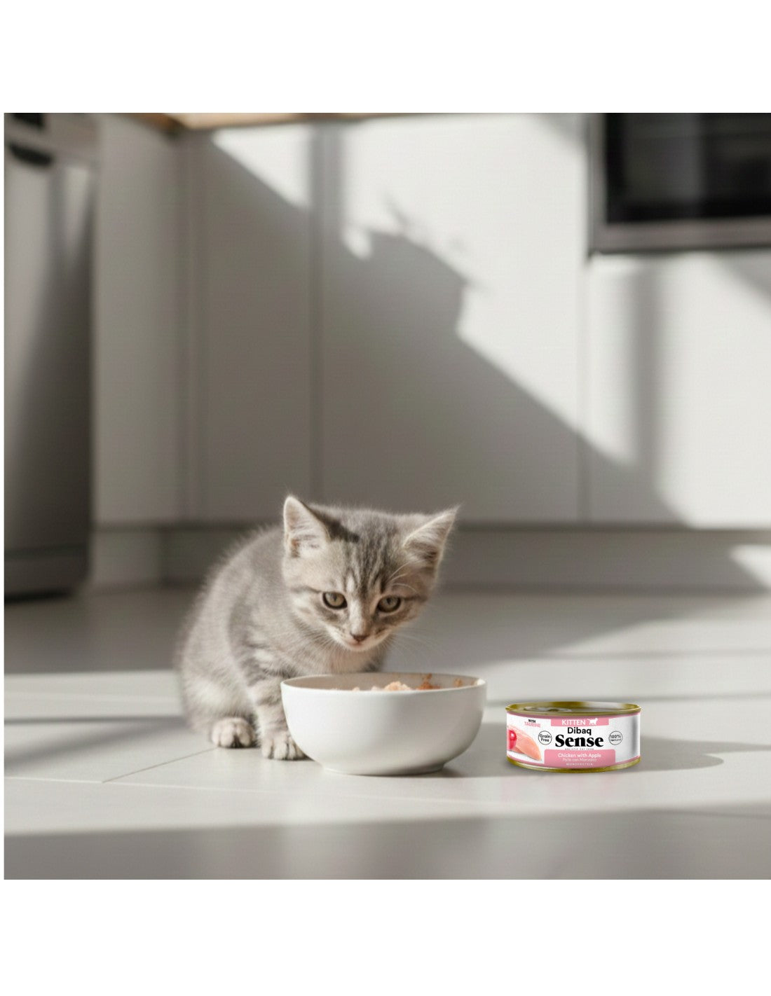 Dibaq Sense Lata Pollo con Manzana Kitten