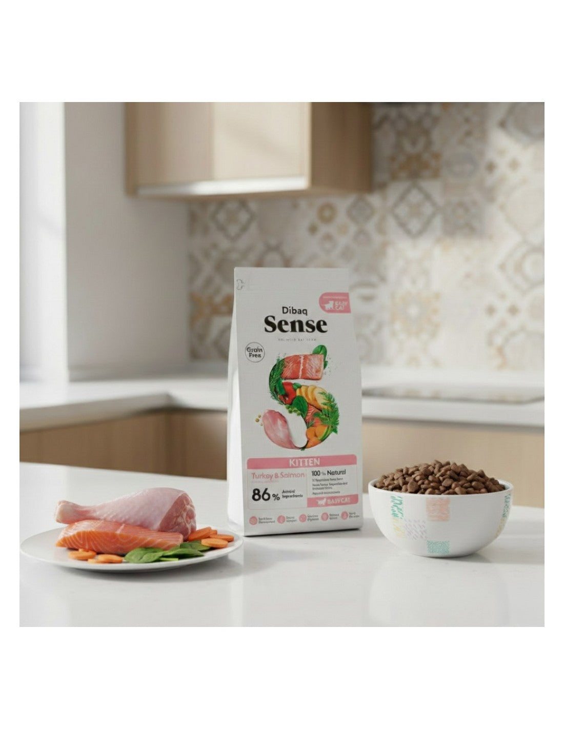 Pienso sin cereales para gatitos Dibaq Sense