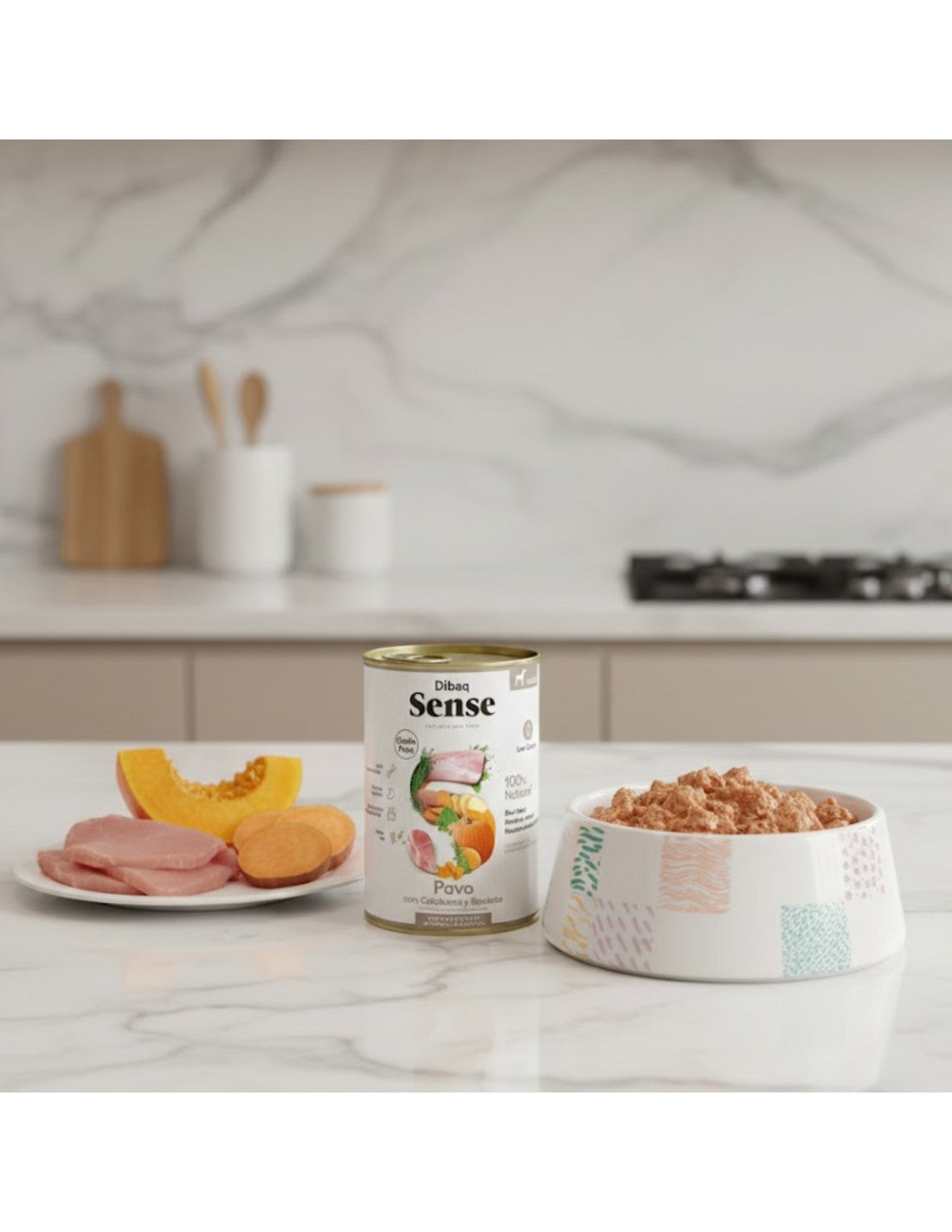 Dibaq Sense Pavo y Calabaza alimento Húmedo