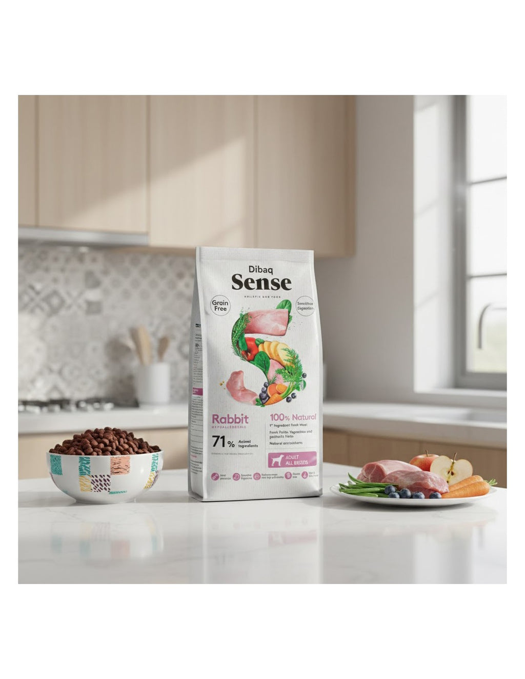 Dibaq Sense Grain Free Sensitive Conejo — Pienso sin cereales para perros sensibles