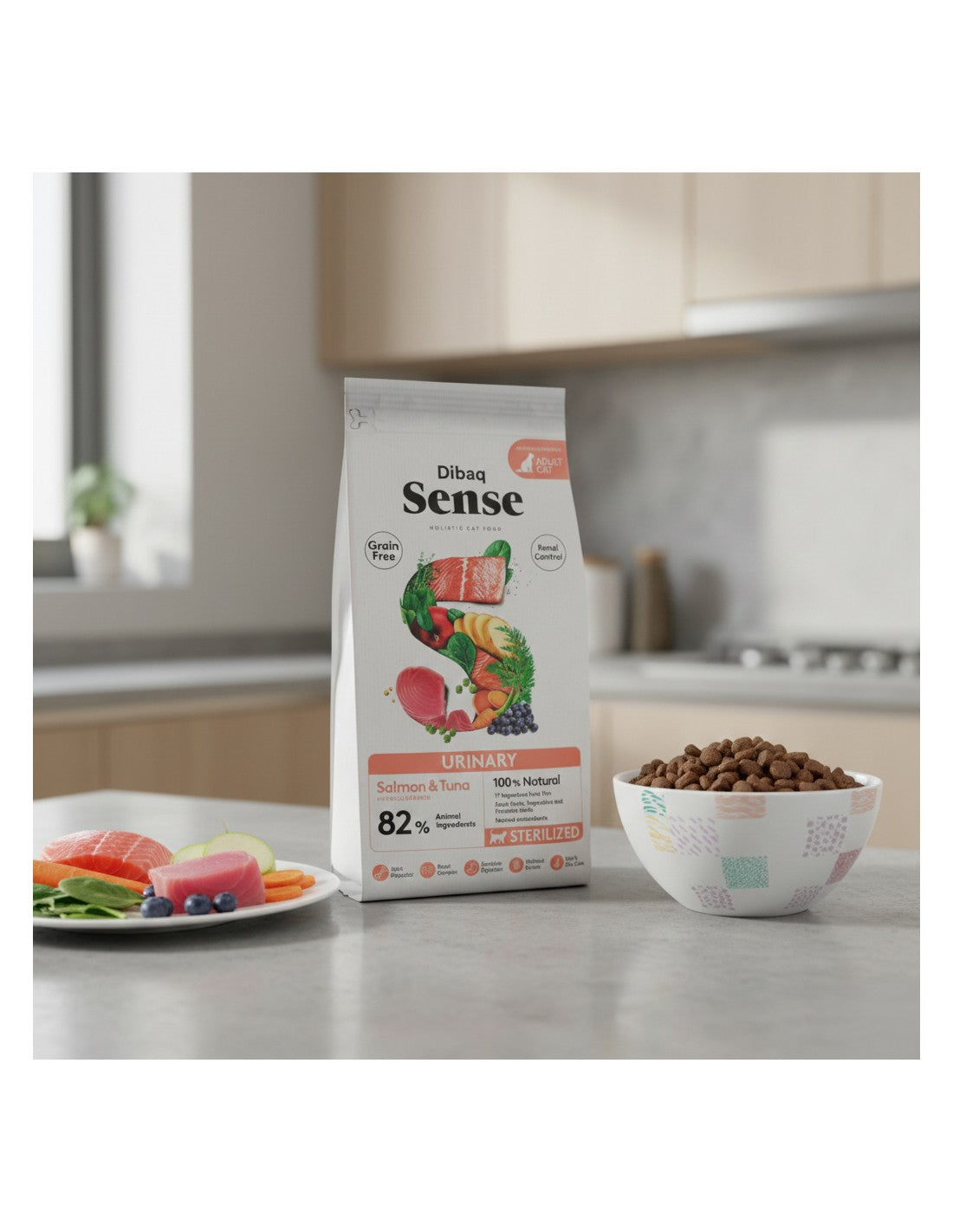 Pienso urinary sin cereales para gatos Dibaq Sense