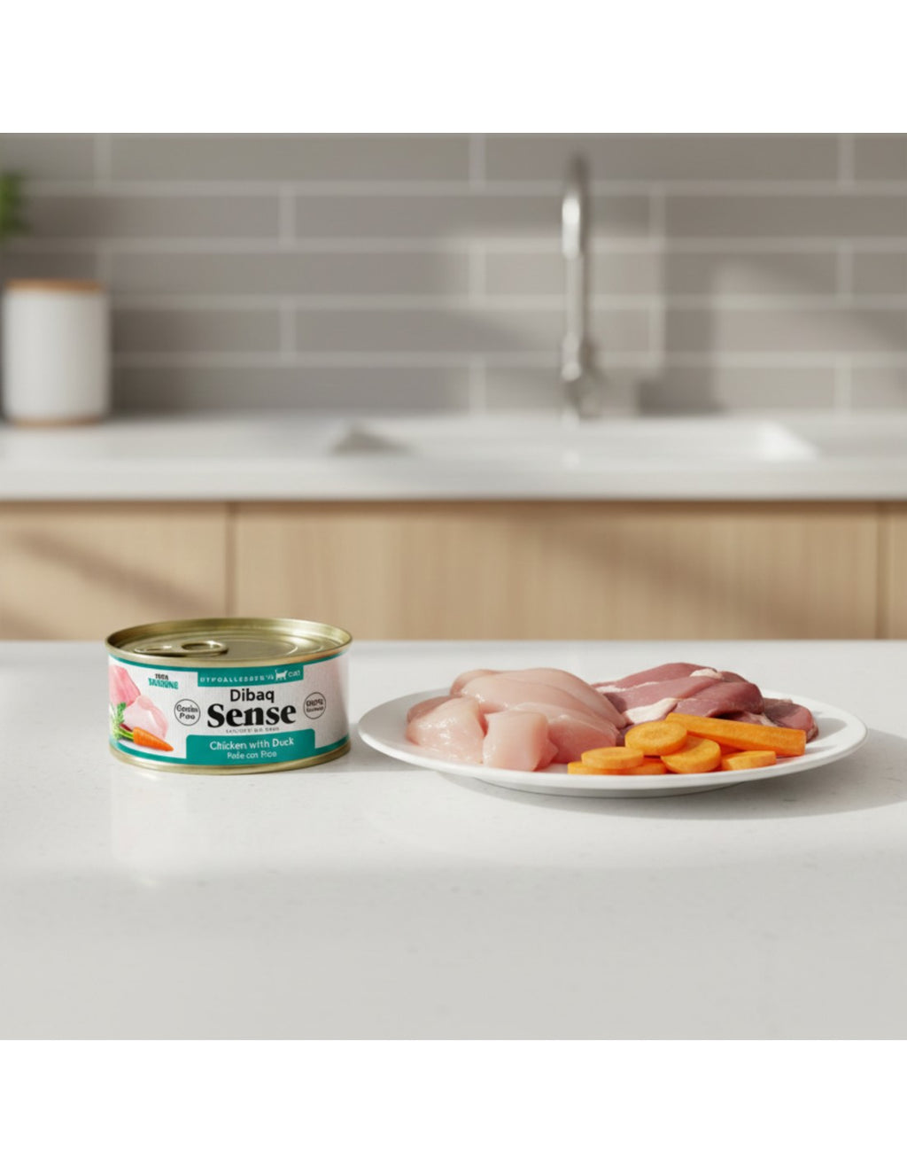 Dibaq Sense Lata Pollo con Pato para gatos