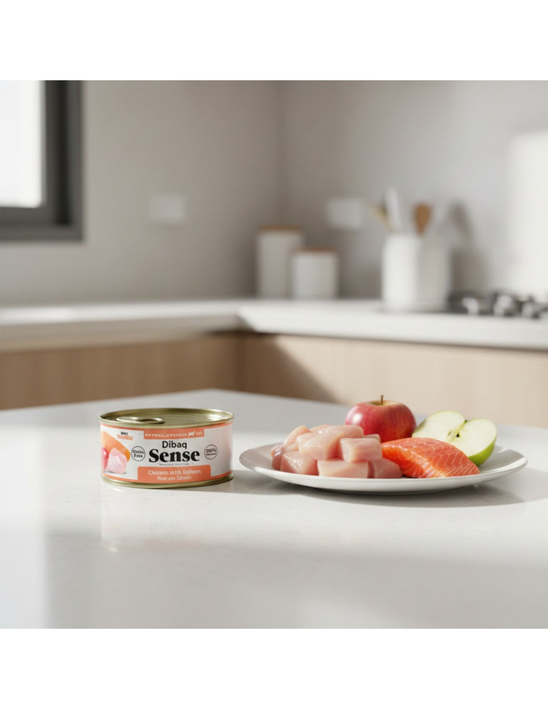 Dibaq Sense Lata Pollo con Salmón para gatos