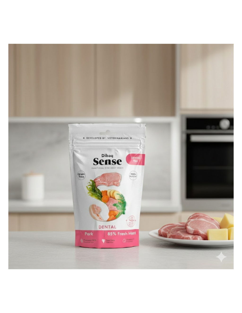 Dibaq Sense Snack Dental Cerdo para perros