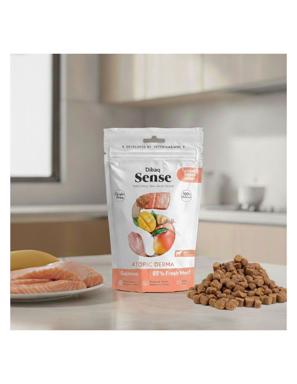 Dibaq Sense Snack Piel Atópica Salmón para perros