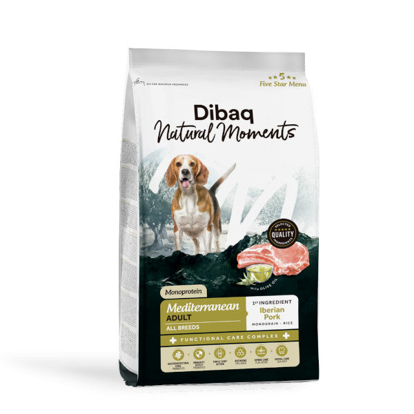 Dibaq Natural Moments 5 Star Mediterranean para perros adultos