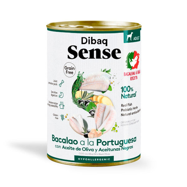 Dibaq Sense Bacalao a la Portuguesa alimento húmedo