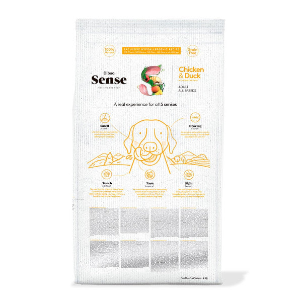 Dibaq sense de Pollo y Pato para perros adultos de todas las razas