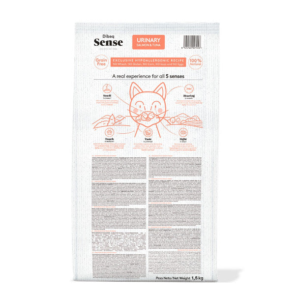 Dibaq Sense Grain Free Urinary para gatos Salmón y Atún
