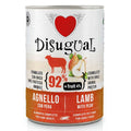 Disugual cordero y pera comida húmeda para perros