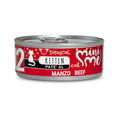 Disugual Mini Me Ternera kitten latas para gatos