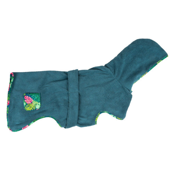 Bathrobe Tropical Max & Molly para perros