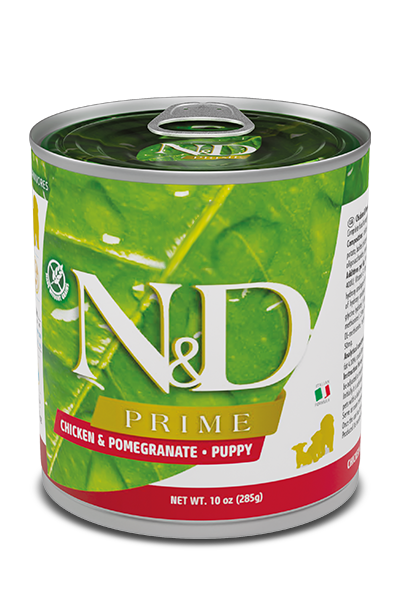 Farmina N&D Prime Dog Húmedo — Pollo y Granada Puppy