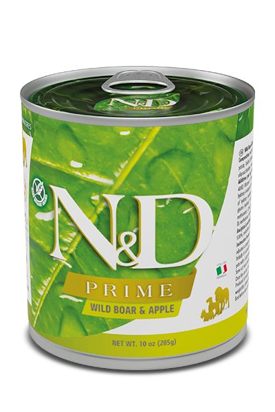 Farmina N&D Prime Dog Húmedo — Jabalí y Manzana Adult