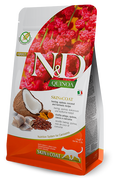 Farmina N&D Quinoa Cat Skin & Coat — Arenque, Coco y Cúrcuma
