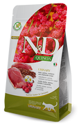 Farmina N&D Quinoa Cat Urinary — Pato, Arándanos y Manzanilla