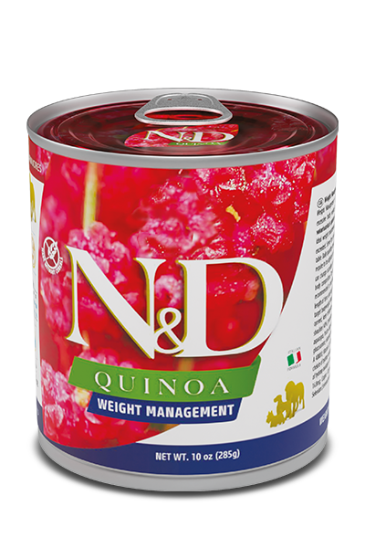 Farmina N&D Quinoa Dog Húmedo — Weight Management Cordero