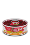 Farmina N&D Quinoa Cat Húmedo — Skin & Coat Arenque y Coco 80g