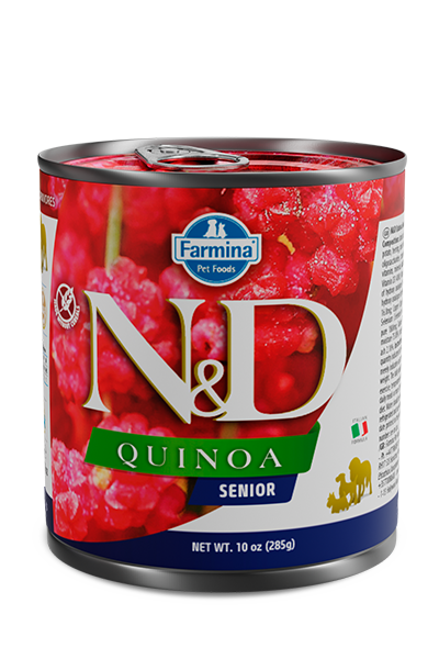 Farmina N&D Quinoa Dog Húmedo — Senior Cordero