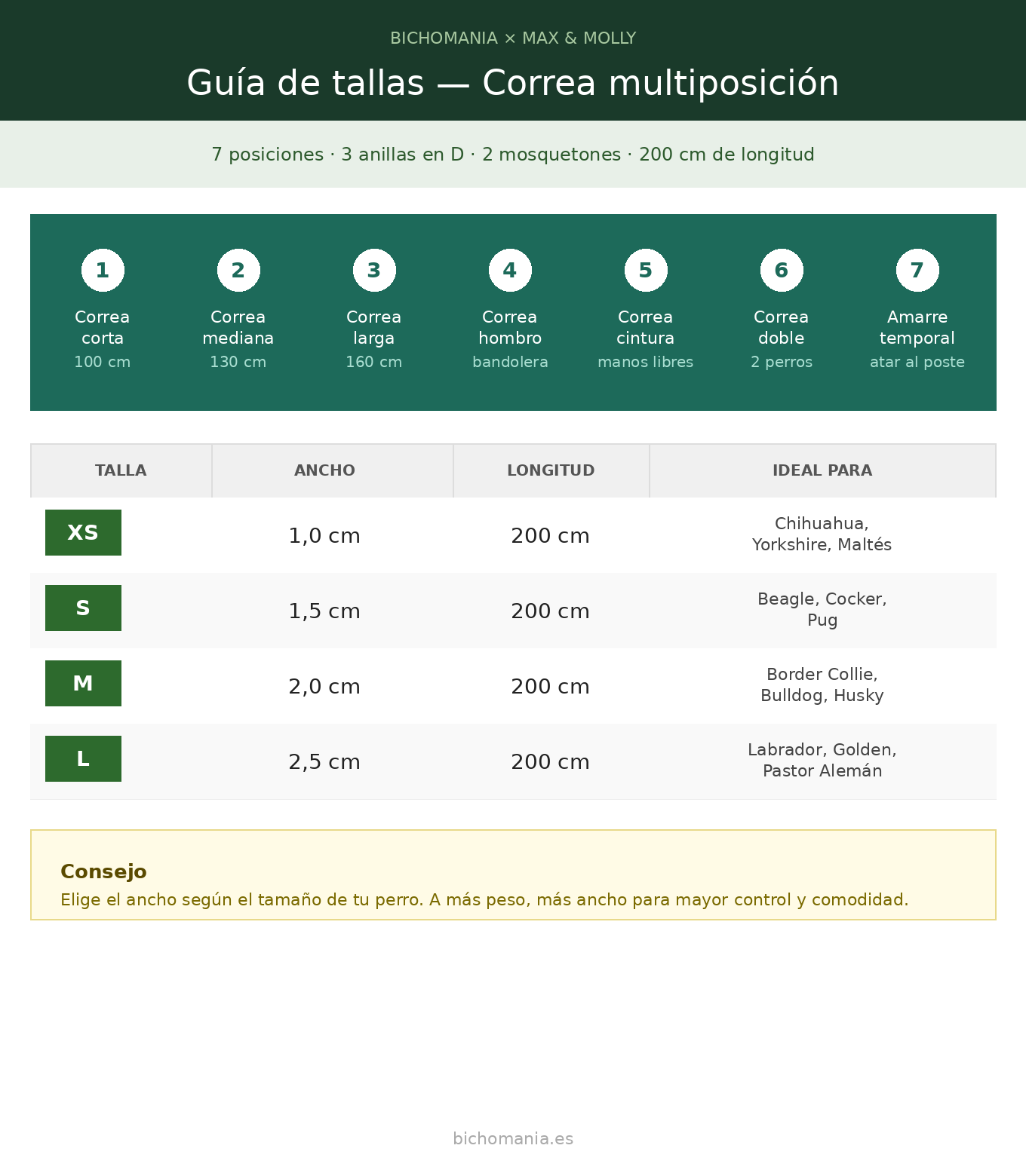 Correa Multiposición FC Barcelona para perros