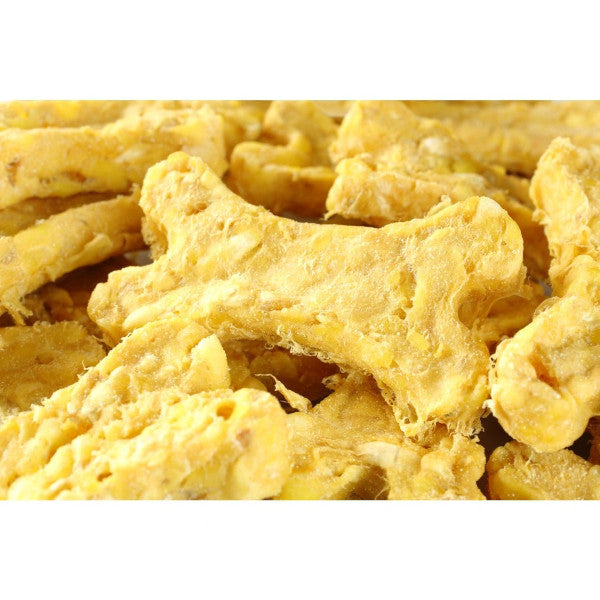 Huesos prebióticos supernaturales Bow Wow de pollo y yuca (30 unidades)