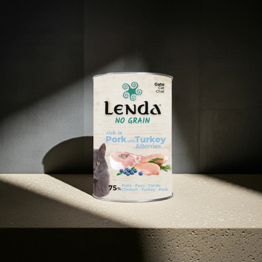 Lenda Paté Cerdo y Pavo Grain Free - Comida Húmeda para Gatos