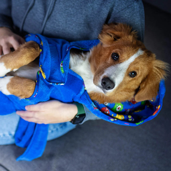 Bathrobe Little Monster Max & Molly para perros