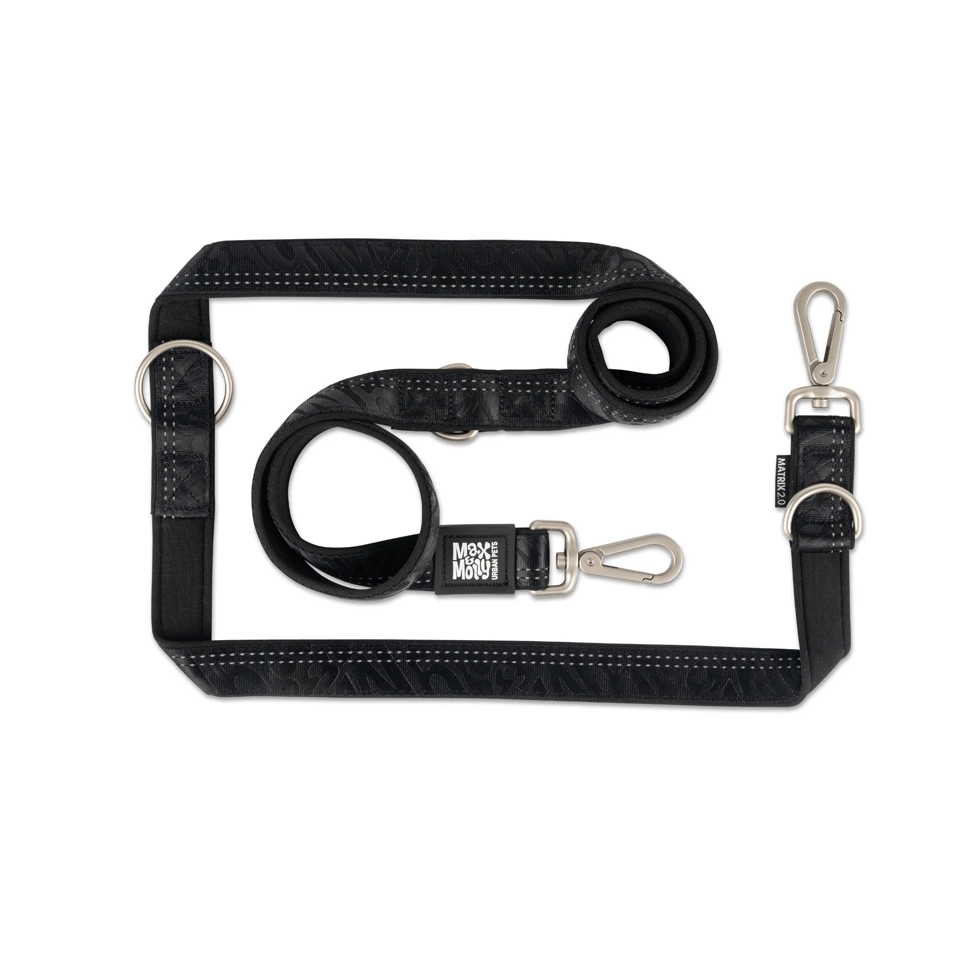 Correa multifuncion Matrix 2.0 Black Max & Molly para perros